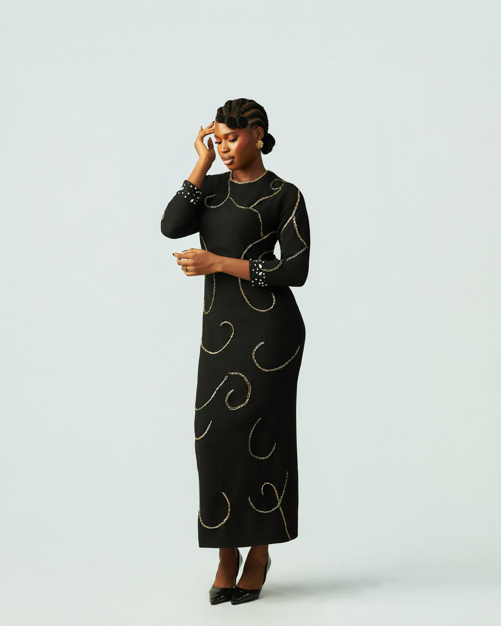 Abike Beaded Dress by 5KWomen by Koyinsola